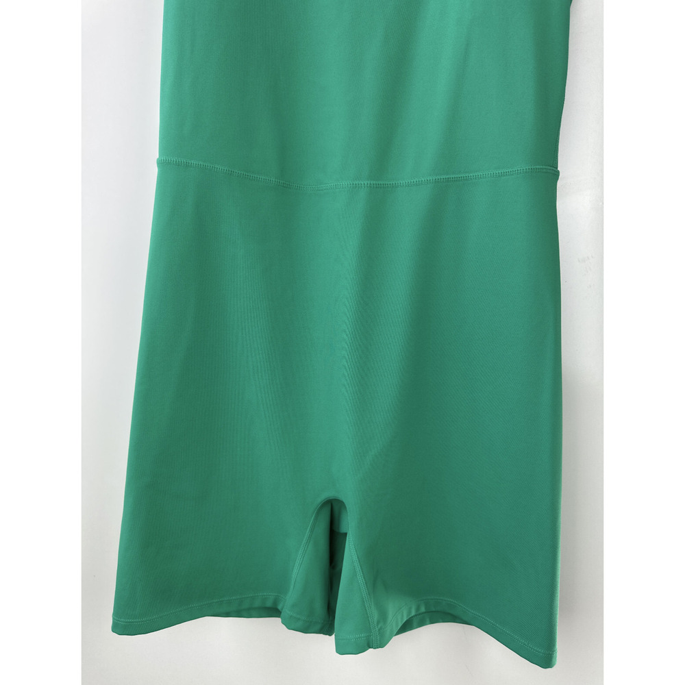 Paragon FlexSweat Sculptseam Shortsuit Green 1 Piece Bodysuit Romper Size Large - Picture 4 of 10